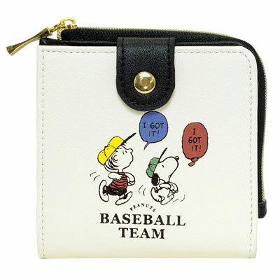 スヌーピー ミニ財布 (縫製シリーズ/BASEBALL)スヌーピー 財布 ミニ レディース 2つ折り財布 二つ折り 小銭入れ スリム スヌーピー財布 SNOOPY ピーナッツ スヌーピーグッズ ギフト おしゃれ かわいい キャラクター グッズ 大人 向け プレゼントBASEBALL202203