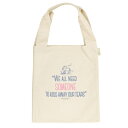 PEANUTS ROOTOTE チューブバッグ (Flour) スヌーピー トートバッグ トート バッグ トートバック コットントート コットンバッグ 布 仕切り サブバッグ ルートート SNOOPY スヌーピーグッズ かわいい キャラクター グッズ 大人 向け プレゼント TUBE 202208