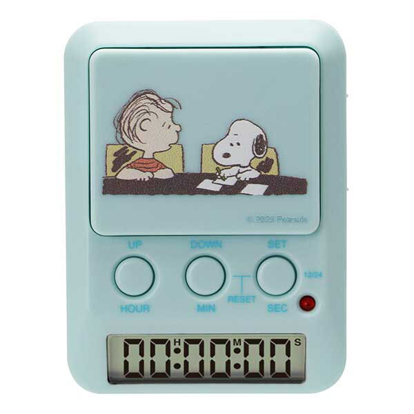 スヌーピー ラーニングタイマー (グリーン) SNOOPY タイマー 勉強タイマー 学習用タイマー 卓上 便利 可愛い スヌーピーグッズ おしゃれ かわいい キャラクター グッズ learning timer