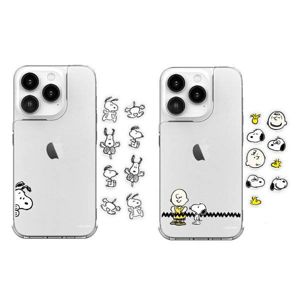 スヌーピー SHOWCASE iPhone15 Pro 対応 ケース (カスタムパーツ付き) スヌーピー スマホケース 透明 背面 収納 小物 カード ストラップホール SNOOPY ピーナッツ スヌーピーグッズ ギフト おしゃれ かわいい キャラクター グッズ 大人 向け プレゼント