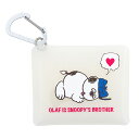 スヌーピー クリアマルチケース SS (オラフ チェックシリーズ) スヌーピー マルチケース 小物入れ SNOOPY ピーナッツ スヌーピーグッズ おしゃれ か...