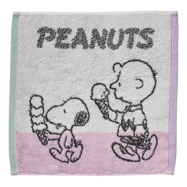 スヌーピー ウォッシュタオル (Ice Cream) タオル 綿100% 日本製(今治) 34×35cm XT35706611 SNOOPY スヌーピーグッズ ギフト プレゼント おしゃれ かわいい ピーナッツ キャラクター グッズ