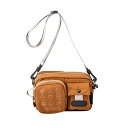 PEANUTS×OUTDOOR PRODUCTS ショルダーバッグ&コスメポーチ (茶)(約)ヨコ20×タテ12×マチ8cm SY1951BR-2