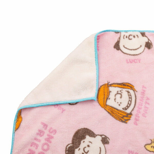 スヌーピー クイックドライ ビッグフェイスタオル (ピンク/SNOOPY&FRIENDS) W1000×H400mm SPT-527 SNOOPY スヌーピーグッズ ギフト プレゼント おしゃれ かわいい ピーナッツ キャラクター グッズ