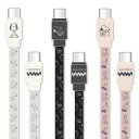 スヌーピー PD60W 対応 USB2.0 Type-Cケーブル モバイル、スマートフォン PVC ケーブル全長約120cm SNGG-44IV SNGG-44...