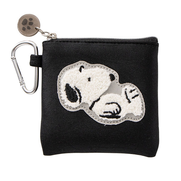 スヌーピー フラットミニポーチ (Get up) バッグ ポーチ、化粧ポーチ ポリエステル100％ (中材／合成ゴ..