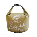 スヌーピー 防水バッグ 5L (ボート/カーキ) 75周年記念商品 トラベル用品 バッグ 約H29×W21×D21cm 約55g SNOOPY スヌーピーグッズ...