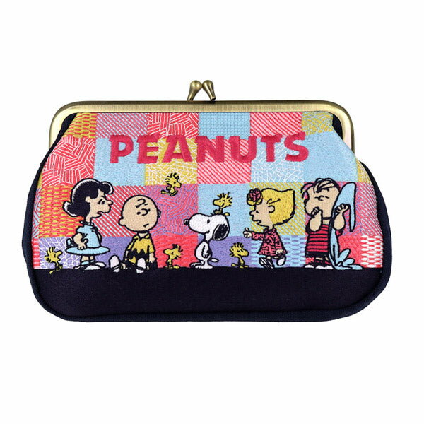 スヌーピー 畳刺繍ペンポーチ がま口 (フレンズ／NewLifeCollection) 文房具・事務用品 ペンケース 道..