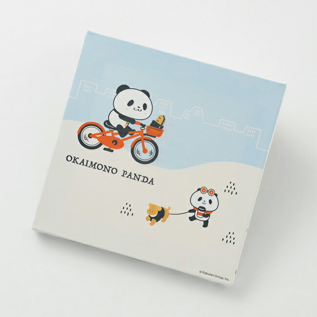 【SALE】お買いものパンダ ファブリックパネル(自転車)