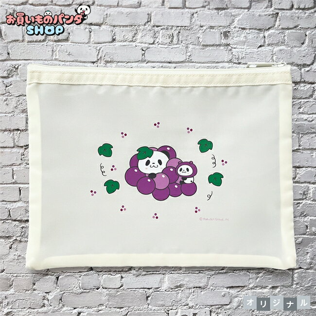 お買いものパンダメッシュフラットポーチ