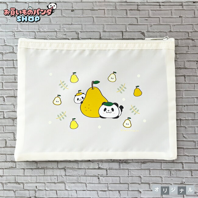 お買いものパンダメッシュフラットポーチ