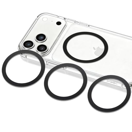 【MagSafeに対応させる】お使いの標準的なケースをMagSafe対応, スマホやケースに貼るだけで吸引力が数倍に増強され。 すべてのMagsafeアクセサリーをスマートフォンにしっかりと取り付けることができます。MagSafeリングは金属製です。磁石ではありません。(4個入り) 【全種類スマホに対応】iPhone17シリーズやAndroidの全てのスマートフォンに対応し。ワイヤレス充電対応のスマホ、MagSafe充電器、または他のワイヤレス充電器と互換性があります(デバイス自体がワイヤレス充電に対応している必要があり、正しい位置に取り付ける必要があり、そうでない場合は充電熱が発生する可能性があります) 【取り付け簡単】magsafe シール 乾燥したホコリのないケースに取り付け、製品には取り付けをサポートするクリーニングキットとロケーターカードが付属しています。 勘に頼ることなく、適切な場所に貼り付けることができます。 注意:(本製品は金属製のリングであり、マグネットではありません。 貼り付けは1回限りです。