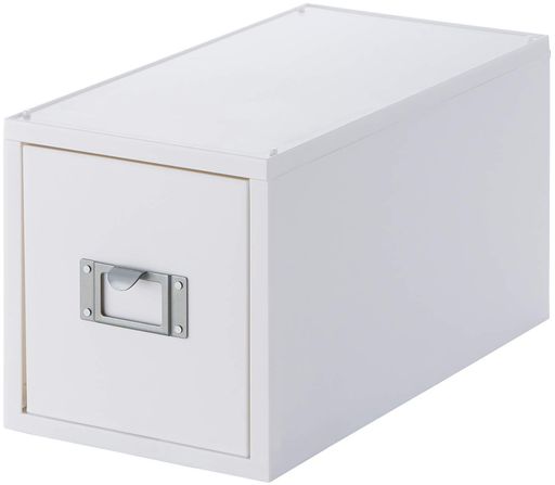 ライクイット (like-it) 収納ケース CD ファイルユニット 約幅17.3x奥35x高18.2cm オールホワイト (不透明) 日本製 MX-30 卓上収納 立てる収納 デスク・ワゴン シリーズ累計販売数1,000万個突破 おし…