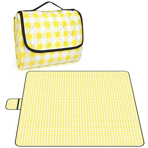 【大判200x200cmレジャーシート】厚手素材を採用した広々サイズで、最大約8人がゆったり座れる設計。キャンプ、ビーチ、運動会、お花見など幅広いアウトドアシーンに最適。 【防水・防湿&amp;クッション性】3層構造(下層:PEVA)で優れた防水・防湿性能を実現。湿った地面や雨上がりの公園でも快適に使用可能。厚手クッションが座り心地をサポート。 【軽量&amp;コンパクト収納】約900gの軽量設計。折りたたみ時は31x26x14cmとコンパクトで、持ち運びに便利なハンドル付き。遠足やピクニックにもぴったり。 【洗濯機対応で清潔キープ】汚れても洗濯機で丸洗いOK。砂や食べこぼしが気になるピクニックやBBQ後のお手入れも簡単。 【清潔感xデザイン性】清潔感のある白地に、おしゃれな格子柄をプラス。シンプルながら可愛らしい雰囲気で、キャンプ場や公園の景色にも自然に溶け込む洗練デザイン。
