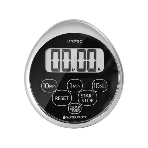 ドリテック(dretec) キッチンタイマー ストップウォッチ マグネット 防水 時計付き...