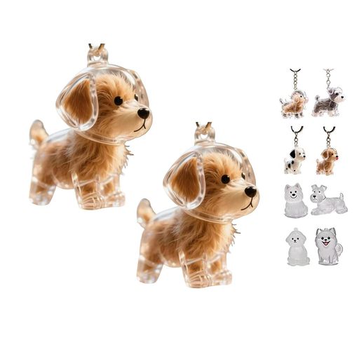 【ユニークな記念品】これは透明な犬の形をしたキーホルダーで、ペットの毛を収納するために特別にデザインされています。ペットとの深い感情的絆を象徴し、貴重なパーソナライズされた記念品となります。 【透明収納ボトル】毛やひげ、小さな物などを安全に収納できます。フタは収納物を保護すると同時に、大切な思い出を一目で見ることができます。さまざまな犬のデザインを提供しており、さまざまなニーズに応えます。 【使いやすくお手入れ簡単】使用はシンプルで迅速です。透明な犬毛収納ボックスを開け、収集した犬の毛やひげを倒し込み、しっかりと蓋を閉めるだけです。また、簡単にクリーニングでき、繰り返し使用可能で、柔軟性があります。 【持ち運びに便利】コンパクトでスリムなデザインにより、キーホルダーはバッグや身の回りのアイテムに簡単に掛けられ、多様なシーンで使えます。いつでもペットとの温かな陪伴を感じることができます。 【2個セット】2個入りは複数のペットを飼っている家庭に最適で、自分用としても、友人や家族と共有するのにもぴったりです。愛と温もりを伝え、共に素敵な思い出を作りましょう。