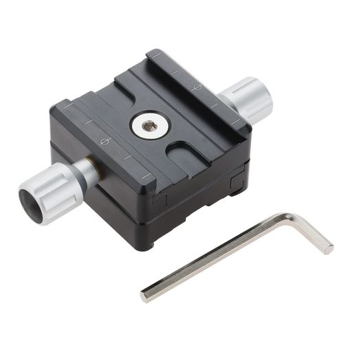 【商品内容】50mmクイックリリース双方向クランプ1個、分解用六角レンチ1個。 【規格対応】本製品のクイックリリースクランプはアルカスイス規格の製品と互換性があります。 【製品素材】本製品は主にアルミニウム合金製、クイックリリースクランプの合計重量は0.139kg、耐荷重は10kgです。 【機能設計】ネジノブを使ってクイックリリースクランプの締め幅を38mmから42mmまでに調整できます。双方向のクランプの締め幅は同じです。 【90度向き変え】六角ボルトを外せば、両クランプの向きを調整できます。両ネジノブの向きを基準として、180度と90度の2パターンがあります。向き調整によって、組み換えの幅が広がります。