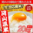 晴れの国岡山で穫れたお米20kg(10kg×2袋)...