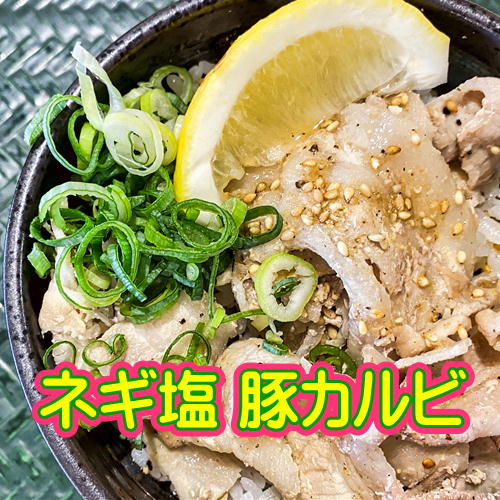 ネギ塩 豚カルビ 焼肉 豚バラ 送料無料 【代金引換不可】【冷凍便発送】のサムネイル