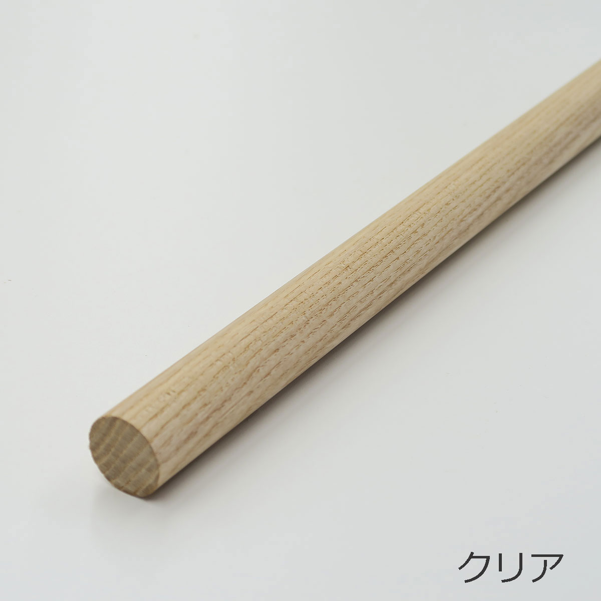 塗装ホワイトアッシュ丸棒 【直径24×1820mm】 (DIY 木材 )
