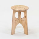 スツール(L)【約300mm×300mm×高さ450mm】(スツール 木製 椅子 イス)