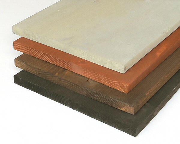 塗装ワンバイ材（屋外用） 【約19×280×600mm】 [1×12] ( DIY 木材 1x12 角材 防腐 防虫 防カビ 塗装済 カット可 )