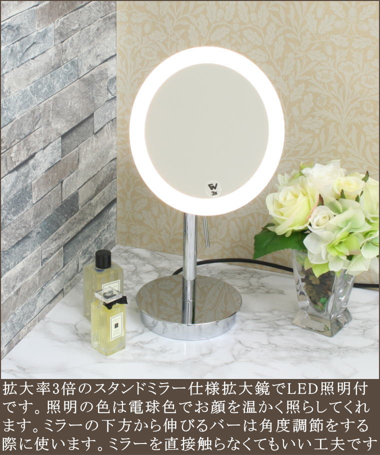 【3倍率拡大鏡 wi656cr3x 直径160mm】
