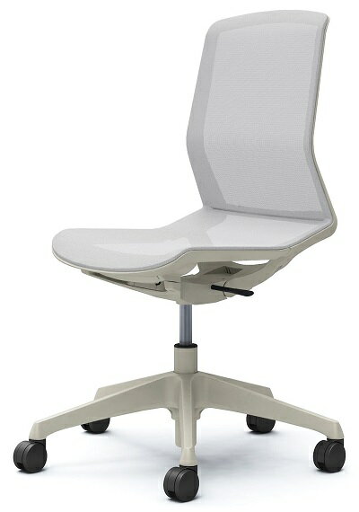 オカムラ CYNARA シナーラ 新仕様 チェア アクセントカラー ライトグレージュボディ 肘なし ノーマルキ..