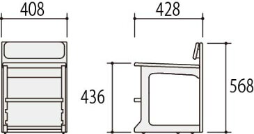 オカムラ krilo クリロ 専用チェア単品 865SNC-W439 組立式 送料込み チェア 学習椅子 木製椅子 学習机 子供用 学習デスク 勉強机 ワークデスク 引き出し付き リビング学習机 つくえ デスク シェルフ付 木製 椅子 机 シンプル コンパクト キャスター付き