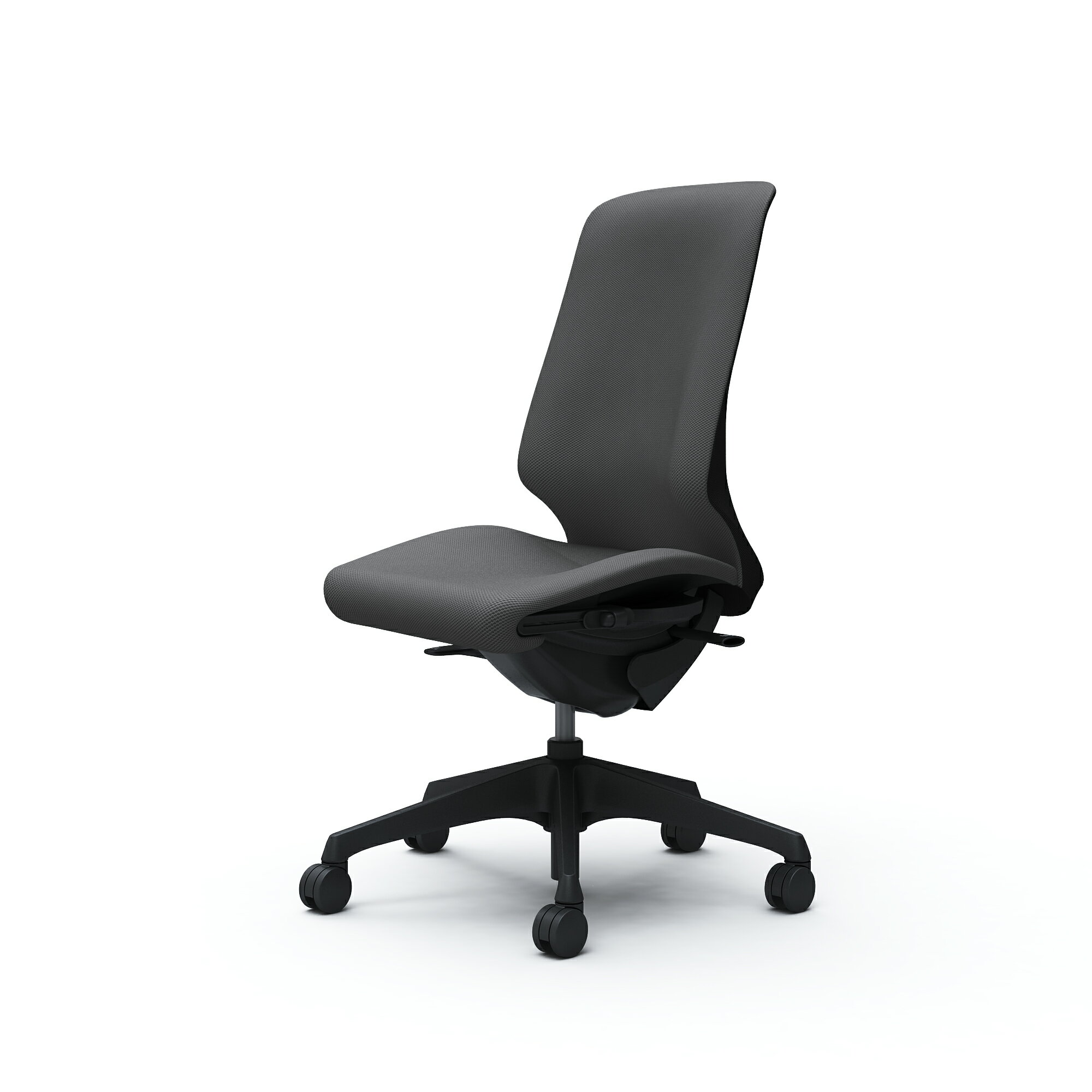 オカムラ Spher スフィア ハイバック 肘なし 座面奥行調節あり ボディカラー：ブラック キャスター：ナ..