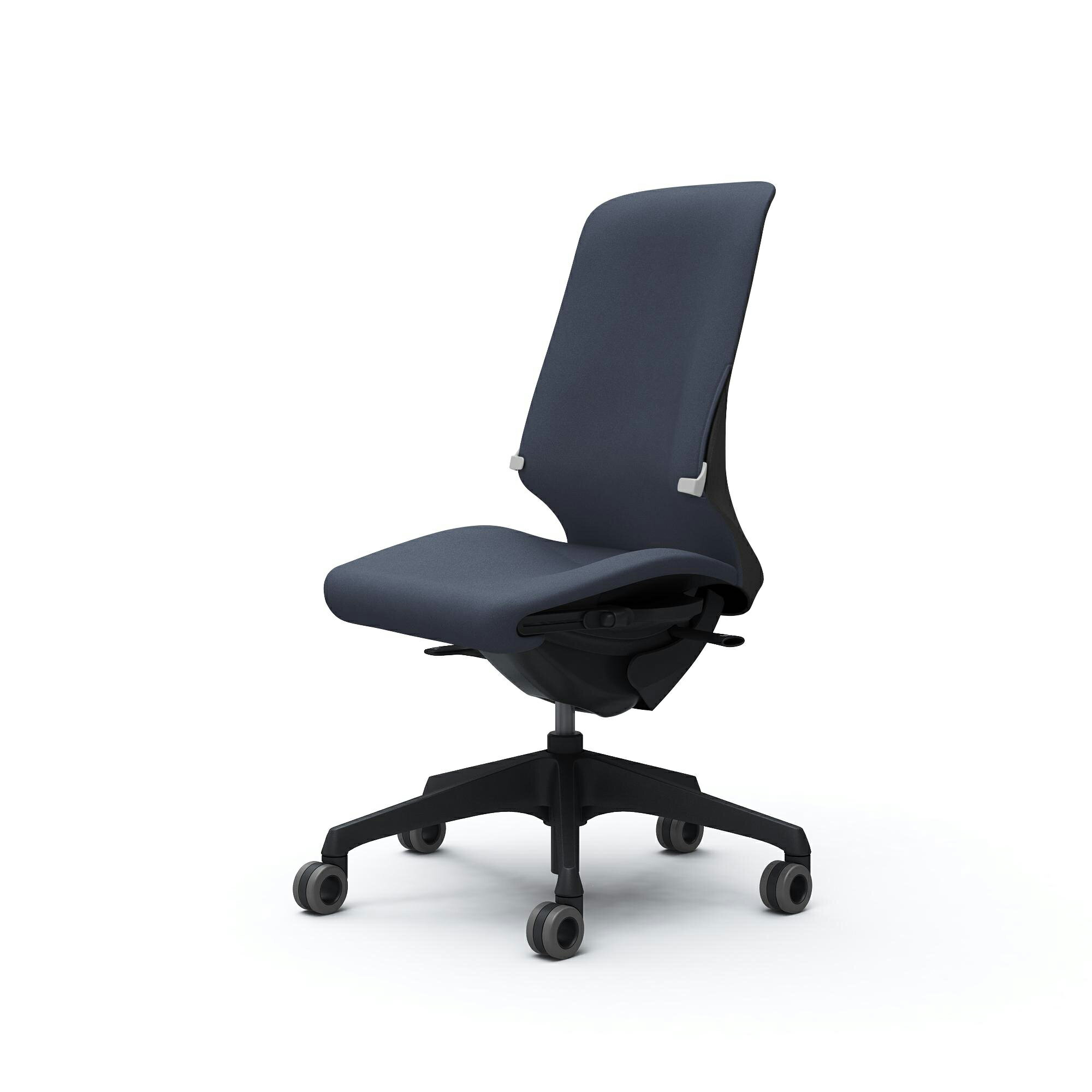 Spher スフィア ハイバック 肘なし 座面奥行調節あり ボディカラー：ブラック キャスター：ウレタン 張..