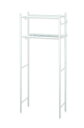 ミズムジャパン 洗濯機ラック ランドリー MISM 伸縮式洗濯機棚 ホワイト CTN-102-W 高さ155cm