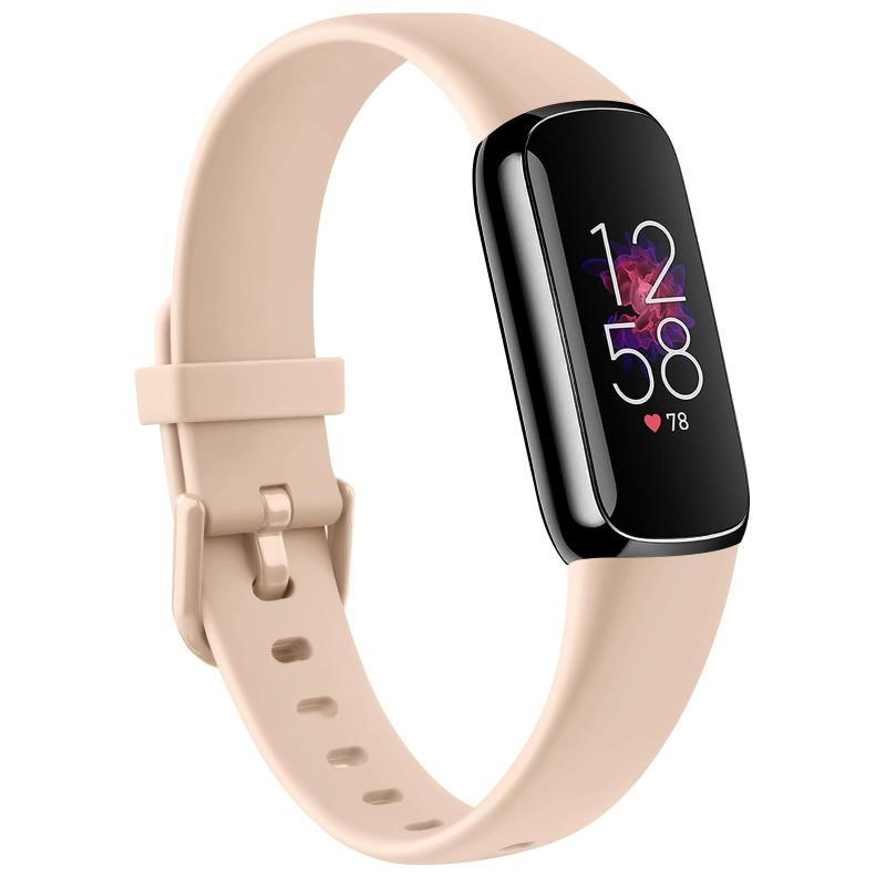コンパチブルバンド女性男性交換用対応 Fitbit Luxe バンド, スポーツバンド、Fitbit Luxe ベルトアドバンストフィットネストラッカー用ソフトシリコン調整可能防水ストラップ