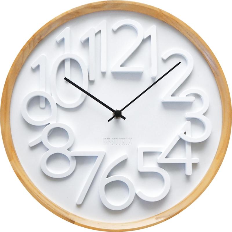 エルコミューン 壁掛け時計 AMP-STD-CLOCK CARVING SERIES
