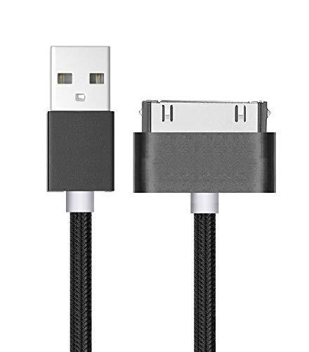 Access 25cm 30ピン USB Dockケーブル ブラック 充電・通信用 + マイクロファイバークロス付き iP27BK-25