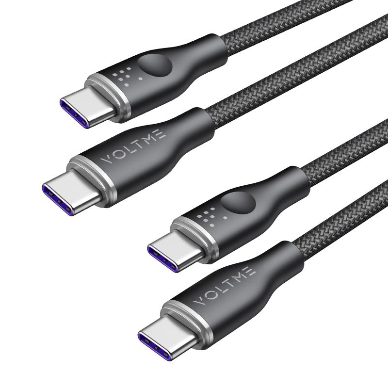 VOLTME 充電ケーブル USB-C to USB-C ケーブル 100W