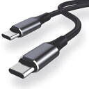 USB Type C ケーブル 100W/5A PD対応 QC 4.0急速充電 高速データ転送 高耐久ナイロン編み Type c to Type c タイプC 充電ケーブル MacBook Pro、iPad Pro/Air、iPad mini 6、Xpe(2)