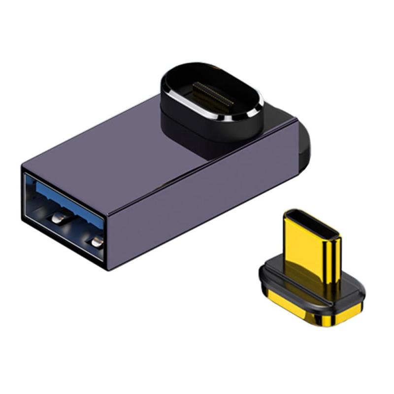 NFHK USB C - DC アダプター、USB C メス - DC 5.5x2.5mm バレル ジャック プラグ PD 100W ノートパソコン高速充電アダプター、ワット数表示付き