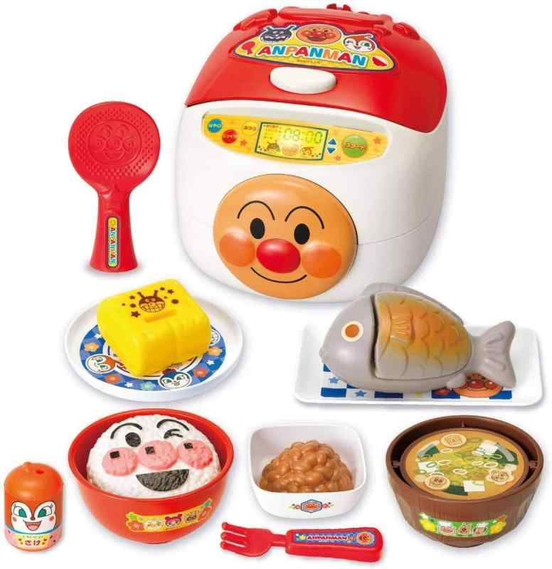 ジョイパレット(JOYPALETTE) アンパンマン シューッとたけたよ おしゃべりすいはんきと元気100ばい和食セット プラスチック