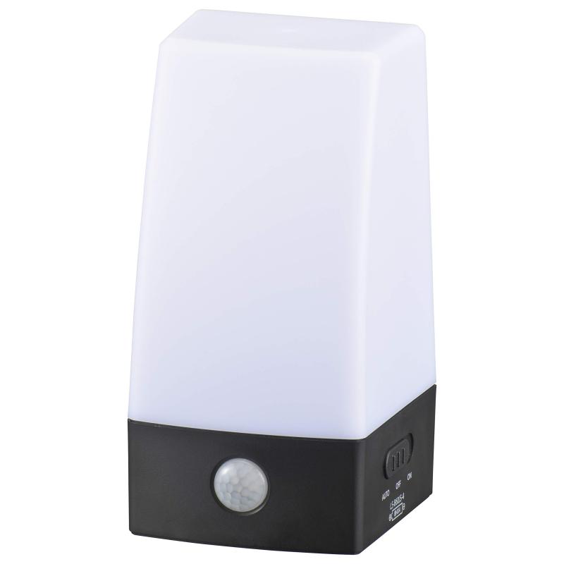 Rakuten - オーム電機 LEDセンサーライト 乾電池式 置き型 LS-B60JS-4 06-0144 OHM