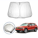 【RUIYA】フォールクスワーゲン 専用 フロントガラス用 サンシェード 日よけ 日差しカット コンパクト収納 車種専用設計