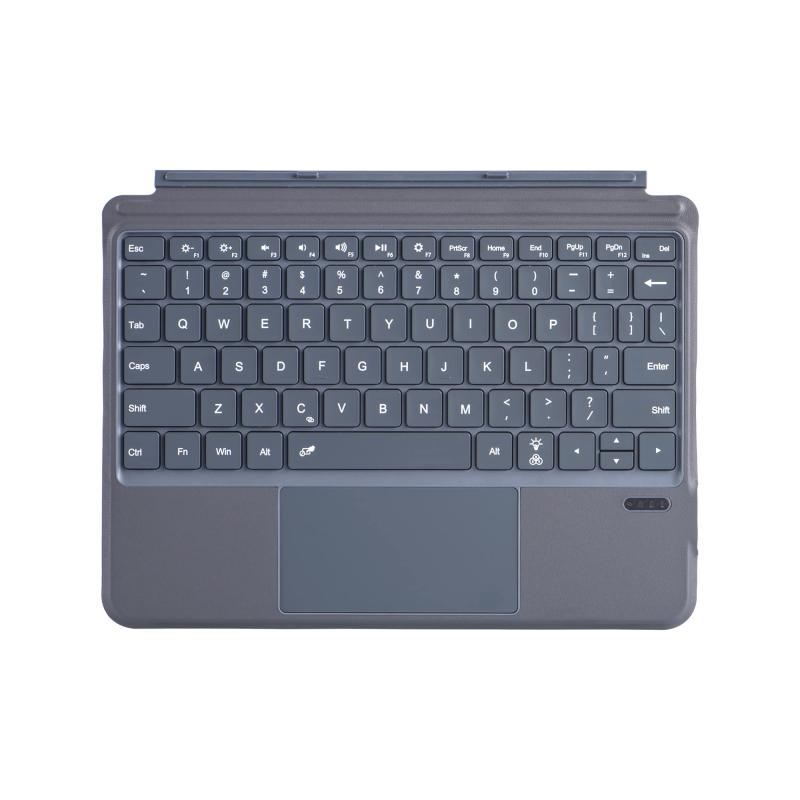 TJK Bluetoothキーボード ワイヤレスキーボード Microsoft surface GO 3/GO 2/GO に適応 US英語配列 [78キー] 軽量 分離式 Smart keyboard タッチパネル ブルートゥース USB-C充電口