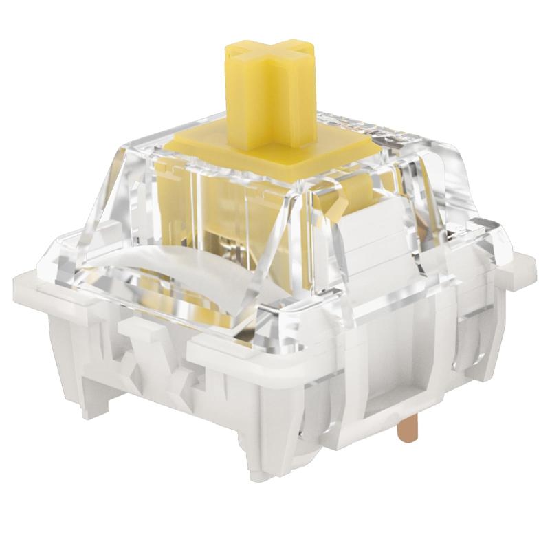 Gateron G Yellow Pro 3.0 3ピンスイッチ予備潤滑RGB黄-赤-茶色MXメカニカルキーボード