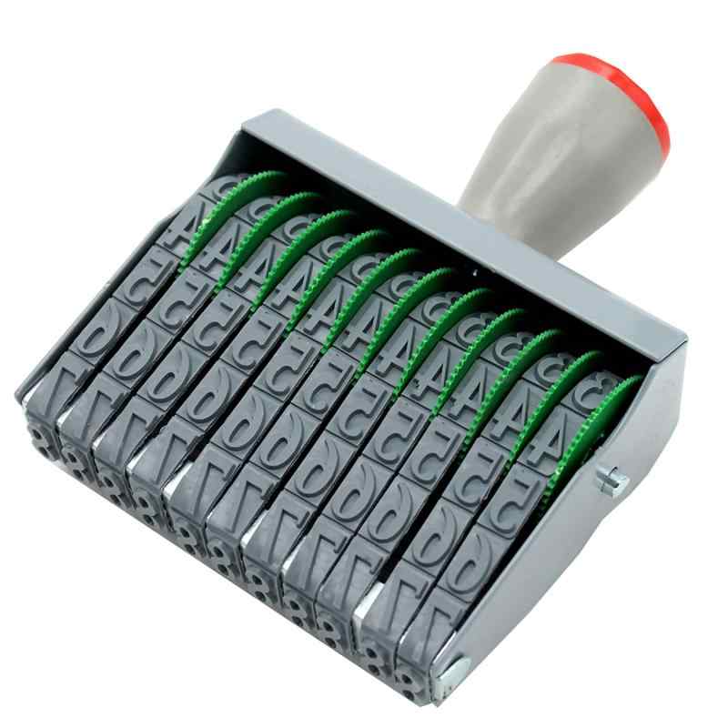 伝統的なゴム製日付スタンプ、ナンバリングスタンプ、多機能DIYローラースタンプ、ビジネススタンプオフィス&学校用品