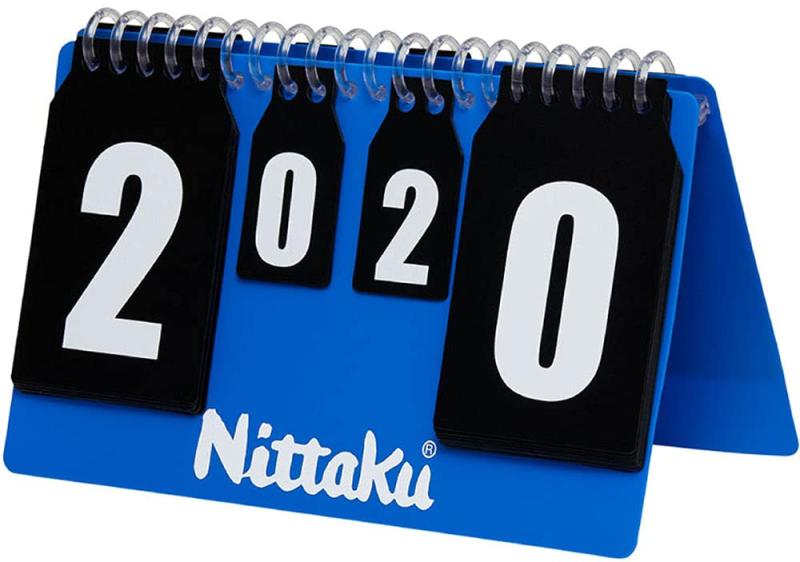 ニッタク(Nittaku) 卓球 得点板 プチカウンター2 NT3732ブルー（09）札：大札0～13・小札0～4奥行9×幅21×高さ12（cm）（使用時）素材：プラスチック重量：120g