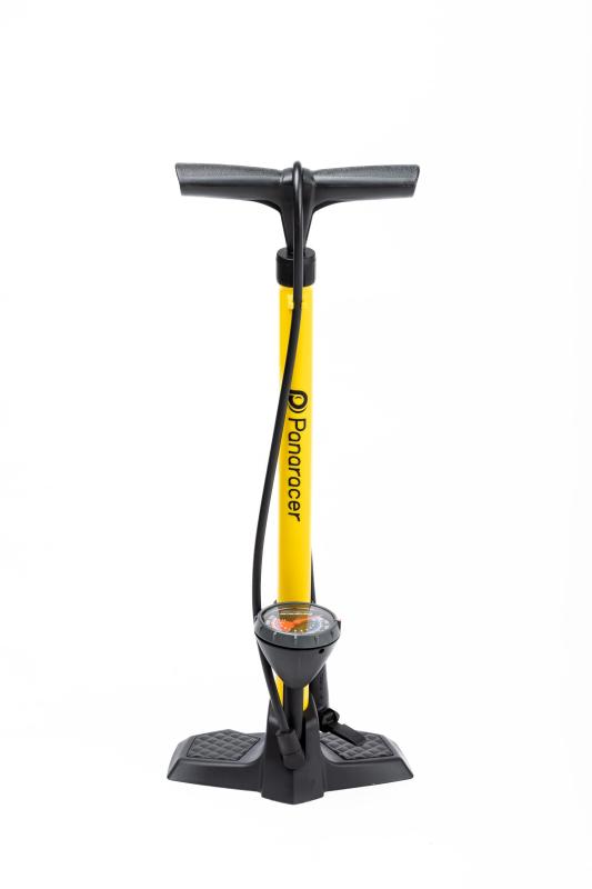 パナレーサー(Panaracer) 自転車 空気入れ【全バルブ対応】ゲージ付き 樹脂製 ロングホース フロアポンプ