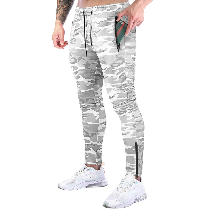 [メチーエング] ジョガーパンツ トレーニングパンツ メンズ スリム ロングパンツ ファスナー付き スト..