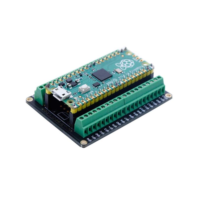 Treedix ブレークアウトボード 回路基板 端子台 ピンヘッダ付き PCB シールド ボード Raspberry PI PICO 対応