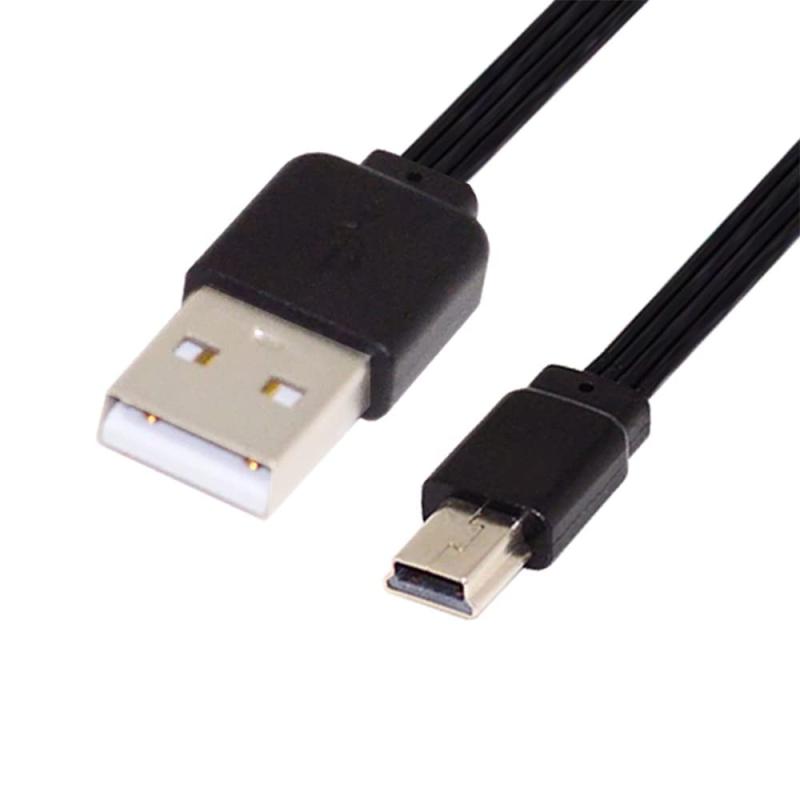 NFHK USB-C USB 2.0 Type-A - USB 2.0 Type-A & Type-B & Micro & Mini USB データフラットスリム FPCケーブル。