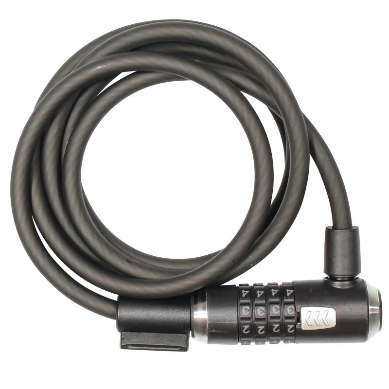 Kryptonite KryptoFlex バイクロックケーブル 長さ6フィート 厚さ10mm 高耐久 編組スチールケーブル 盗難防止 セキュリティロック 屋外機器用 コンビネーション/キーバイクロック用
